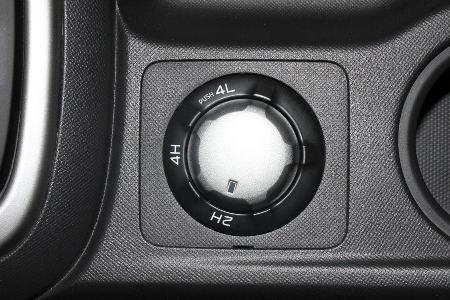 Isuzu D-Max 2,5l Double Cab 4WD, Allradzuschaltung
