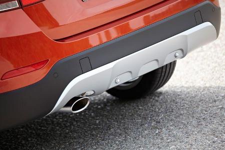 BMW X1, Auspuff, Endrohr
