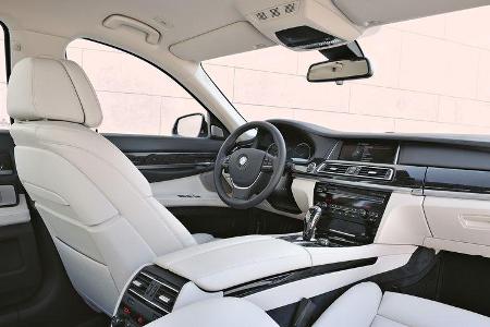BMW Siebener, Cockpit, Innenraum