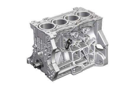 Audi A3, 1.4 TFSI-Motor, Motorblock