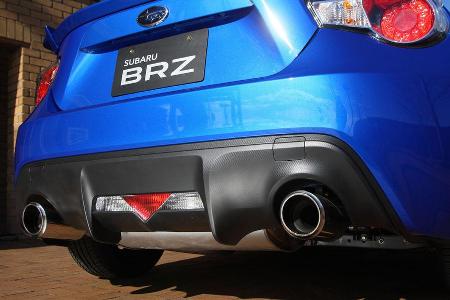 Subaru BRZ, Endrohr, Auspuff