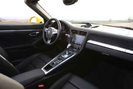 Porsche 911 Carrera Cabriolet, Cockpit, Innenraum