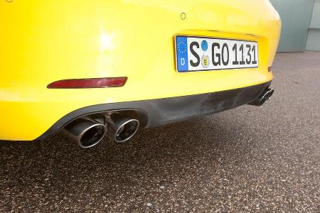 Porsche 911 Carrera Cabriolet, Auspuff, Endrohre