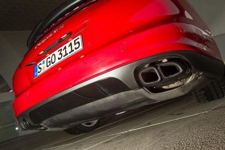 Porsche Panamera GTS, Auspuff, Endrohre