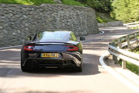 Aston Martin Vanquish, Heckansicht