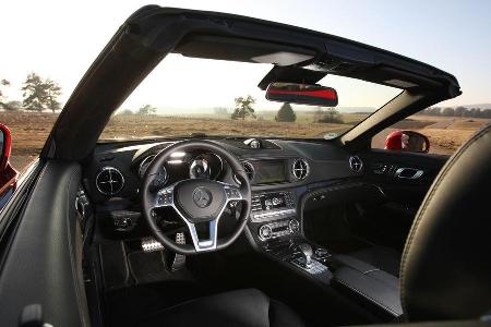 Mercedes SL 500, Cockpit, Lenkrad