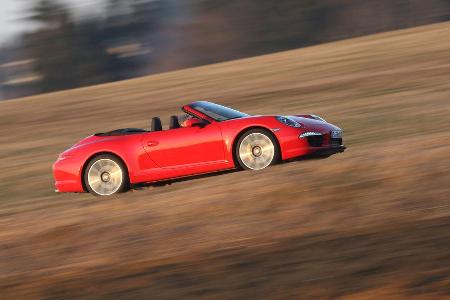 Porsche 911 Carrera S Cabrio, Seitenansicht