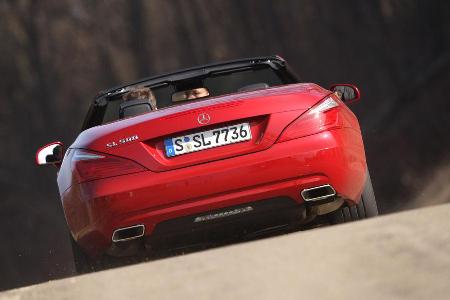 Mercedes SL 500, Heck