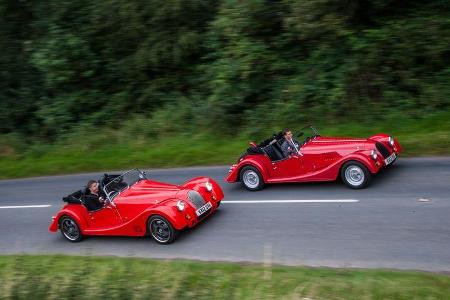 Morgan Roadster V6, Morgan Plus 8, Seitenansicht Morgan Roadster V6, Morgan Plus 8, Seitenansicht