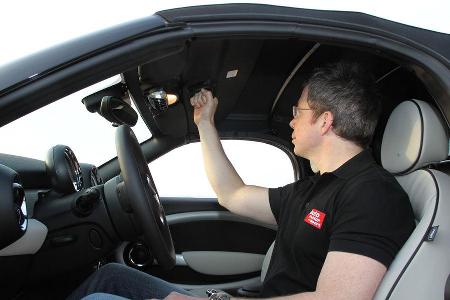 Mini Roadster, Fahrersitz