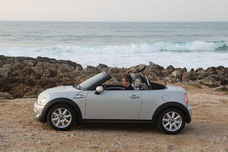 Mini Roadster, Seitenansicht, Dach schlieen