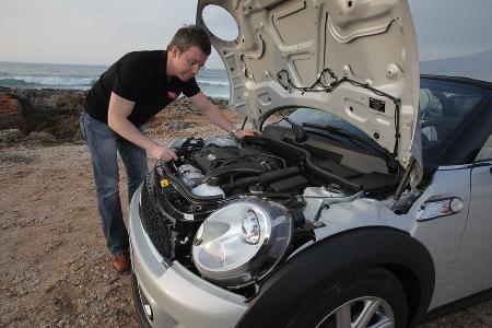Mini Roadster, Motor, Motorhaube