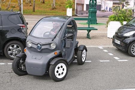 Renault Twizy, Einparken