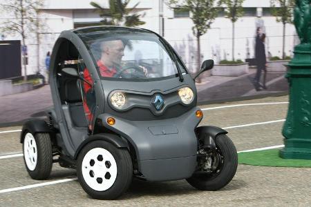 Renault Twizy, Kurvenfahrt