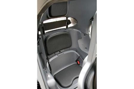 Renault Twizy, Rücksitz