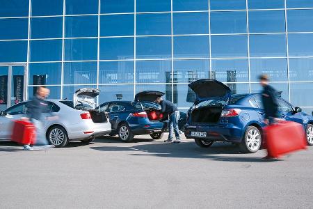 Mazda 3, Renault Fluence, VW Jetta Mazda 3, Renault Fluence, VW Jetta