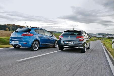 Citroen C4 Hdi 150, Renault Mégane dCi 160 Citroen C4 Hdi 150, Renault Mégane dCi 160