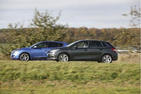 Citroen C4 Hdi 150, Renault Mégane dCi 160