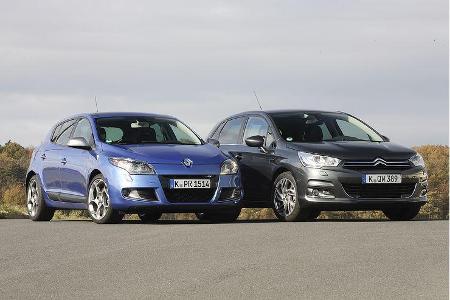 Citroen C4 Hdi 150, Renault Mégane dCi 160