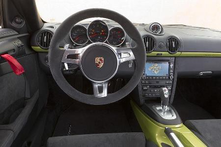 Porsche Cayman R, Innenraum, Cockpit