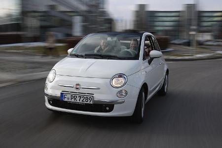 Fiat 500 C, Cabrio, faltbares Softtop