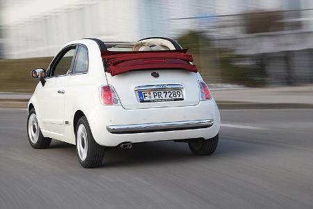 Fiat 500 C, Cabrio, Heck