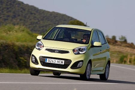 Kia Picanto 1.0, Vorderansicht Kia Picanto 1.0, Vorderansicht