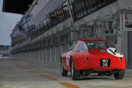 Ferrari 340/376 MM, Heckansicht, Boxengasse