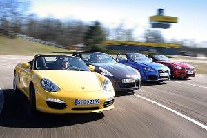 Audi TT, BMW Z4, Porsche Boxster, Nissan 370 Z