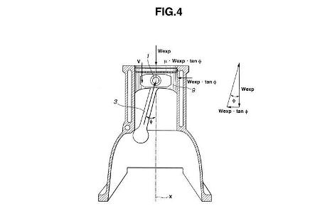 Infiniti VC-T Motor variable Kompression Patentzeichnungen