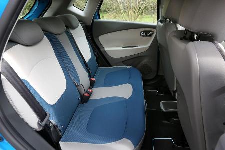 Renault Captur, Rcksitze
