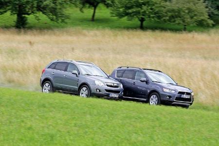 Opel Antara 2.2 CDTI Cosmo, Mitsubishi Outlander, 2.2 DI-D Instyle