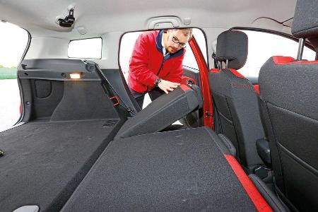 Renault Clio Grandtour, Ladeflche, Sitze, Umklappen