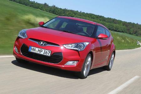 Hyundai Veloster Blue 1.6, Frontansicht