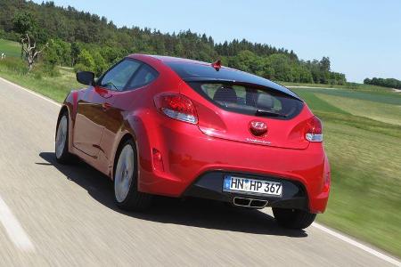 Hyundai Veloster Blue 1.6, Heckansicht