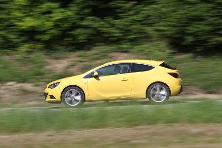 Opel Astra GTC 1.4 Turbo, Seitenansicht