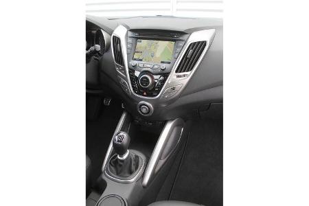 Hyundai Veloster Blue 1.6, Mittelkonsole