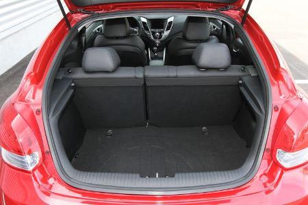 Hyundai Veloster Blue 1.6, Kofferraum