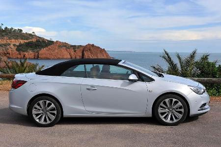 Opel Cascada, Seitenansicht, Dach ffnet