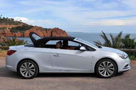 Opel Cascada, Seitenansicht, Dach ffnet