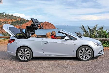 Opel Cascada, Seitenansicht, Dach ffnet