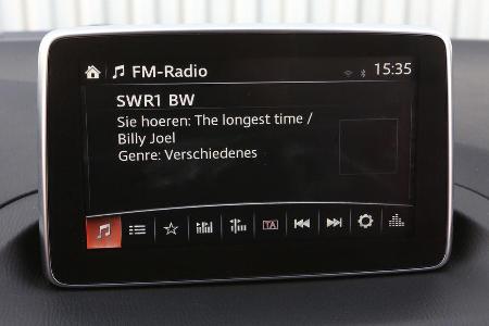 Mazda 3 SKYACTIV-G120, Bildschirm, Infotainment