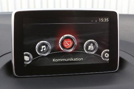 Mazda 3 SKYACTIV-G120, Bildschirm, Infotainment