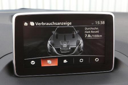 Mazda 3 SKYACTIV-G120, Bildschirm, Infotainment