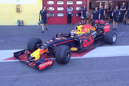 Red Bull - Pirelli 2017 Reifen Test - Mugello 2016