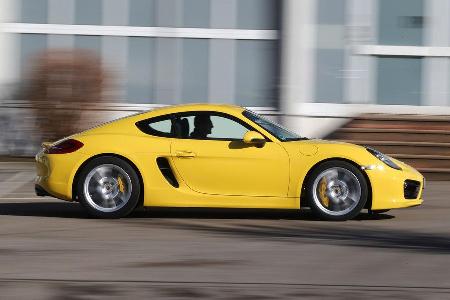 Porsche Cayman S, Seitenansicht
