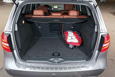 Mercedes B 160 CDI, Kofferraum