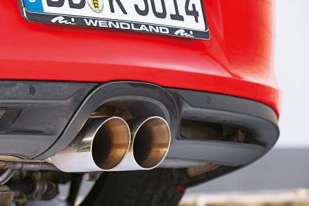 Wendland-Porsche Boxster S, Endrohre, Auspuff