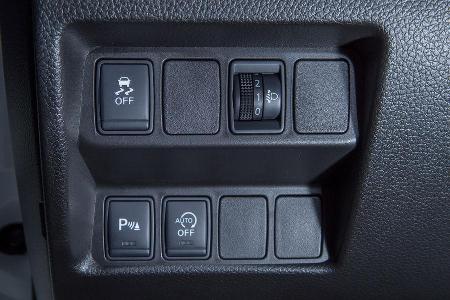 Nissan Qashqai, Bedienelemente