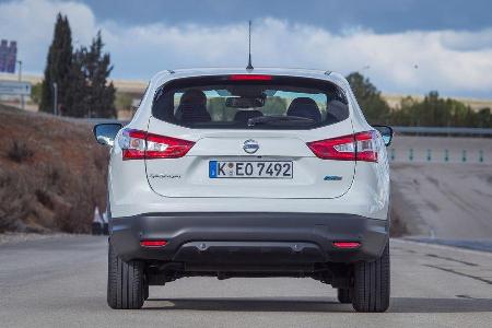 Nissan Qashqai, Heckansicht